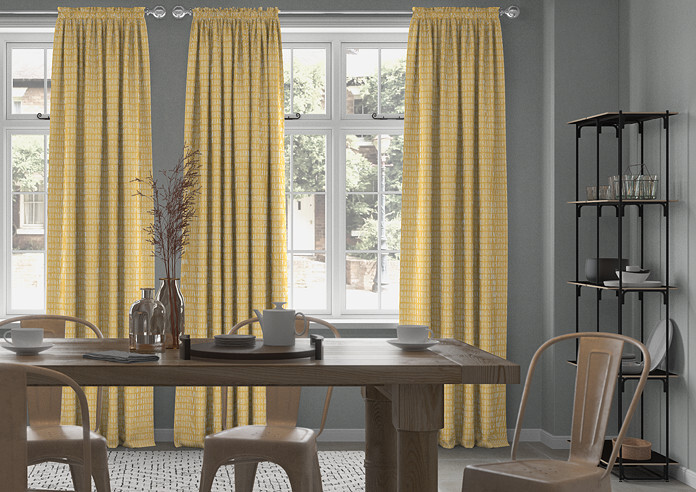 Ditto, Saffron - Made to Measure Curtains - Image 3